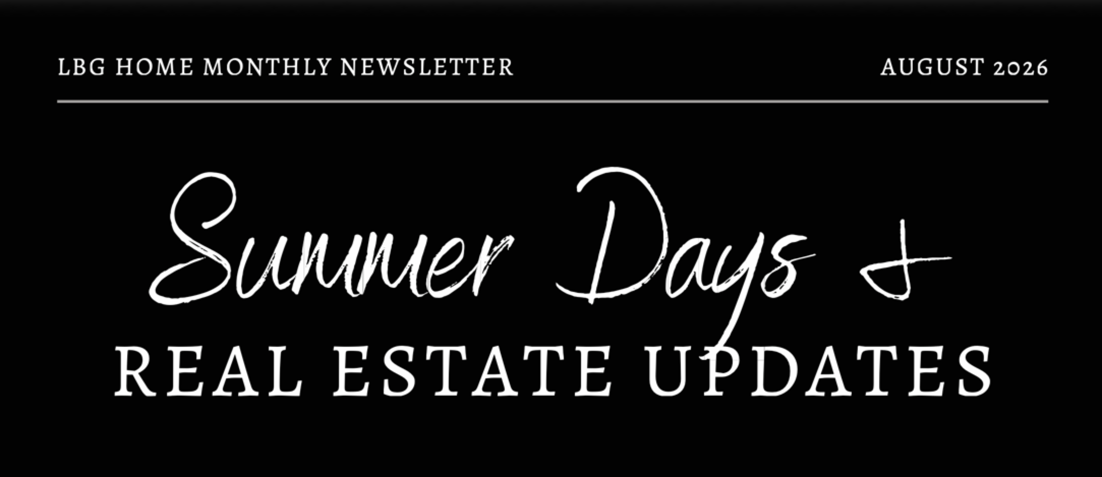 August 2026 Newsletter